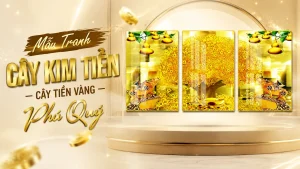 Tranh cây kim tiền