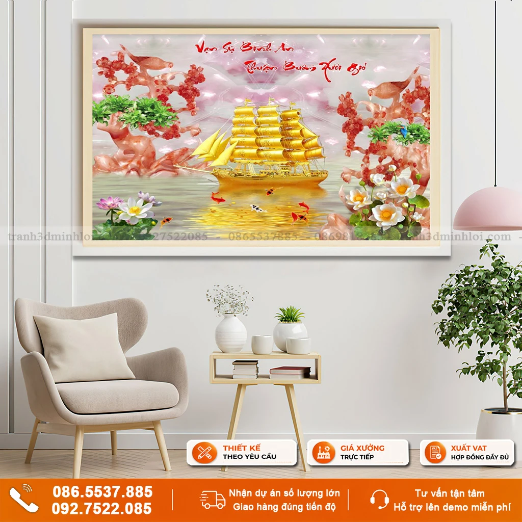 Tranh thuận buồm xuôi gió