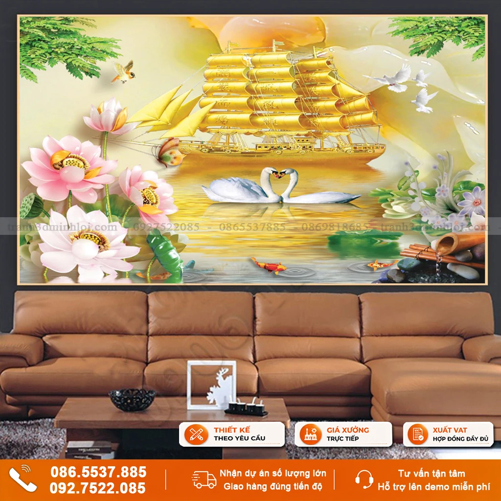 Tranh thuận buồm xuôi gió