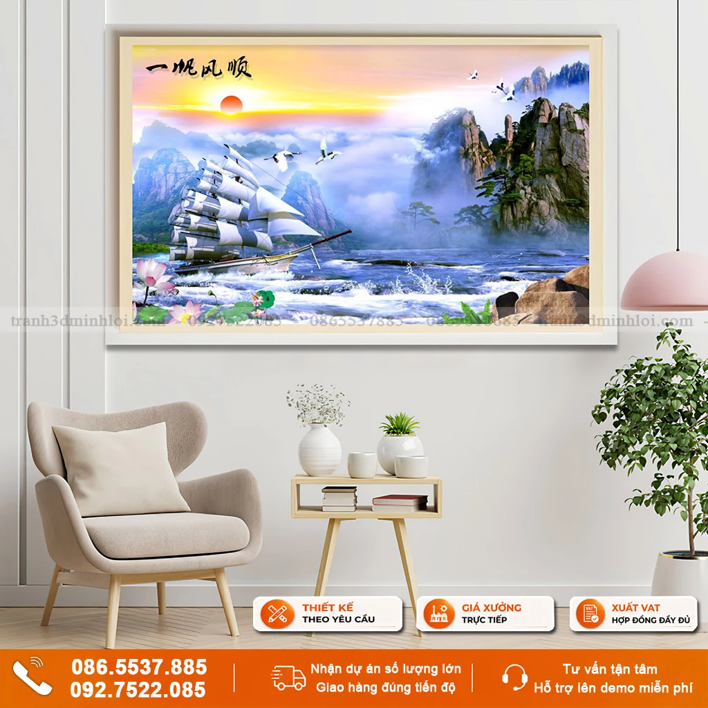Tranh thuận buồm xuôi gió