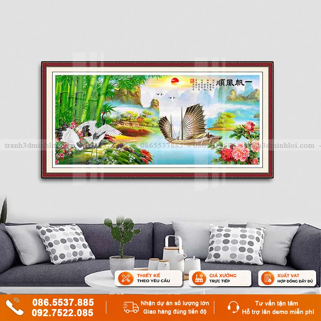 Tranh thuận buồm xuôi gió