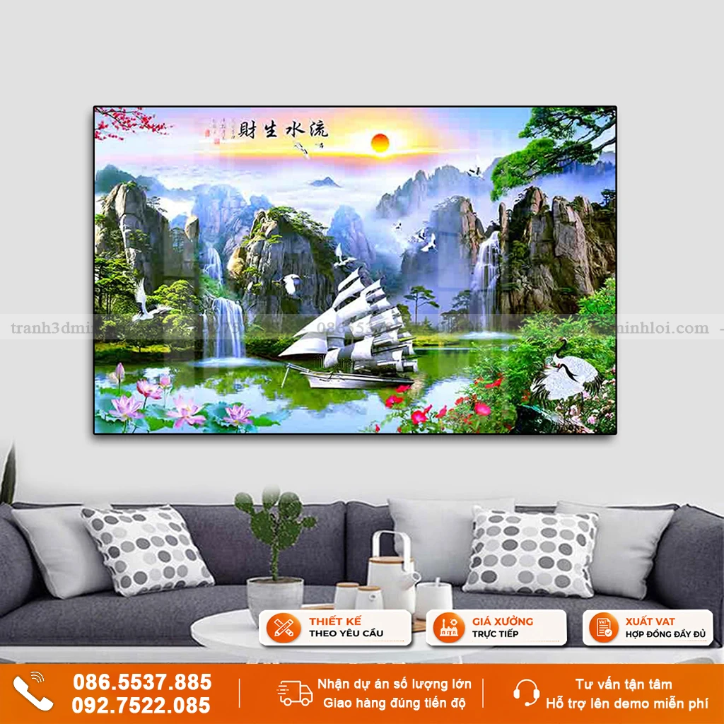 Tranh thuận buồm xuôi gió