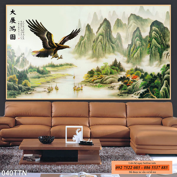 Tranh đại bàng sải cánh