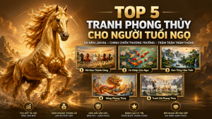 top 5 mẫu tranh cho người tuổi Ngọ