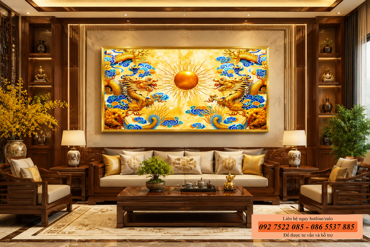 Tranh rồng - tranh phong thủy cho người tuổi Ngọ