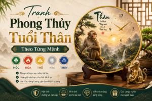 Tranh phong thủy cho người tuổi Thân