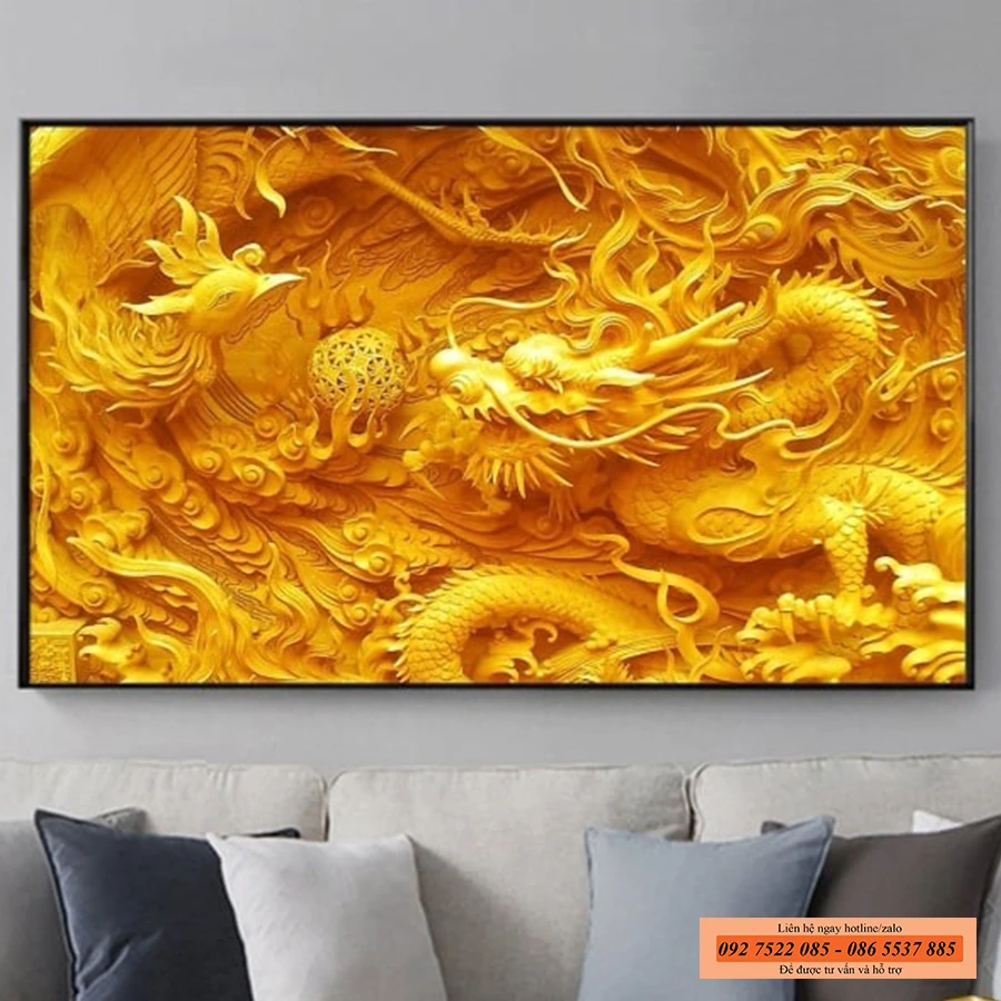 Tranh rồng - tranh phong thủy cho người tuổi Thân