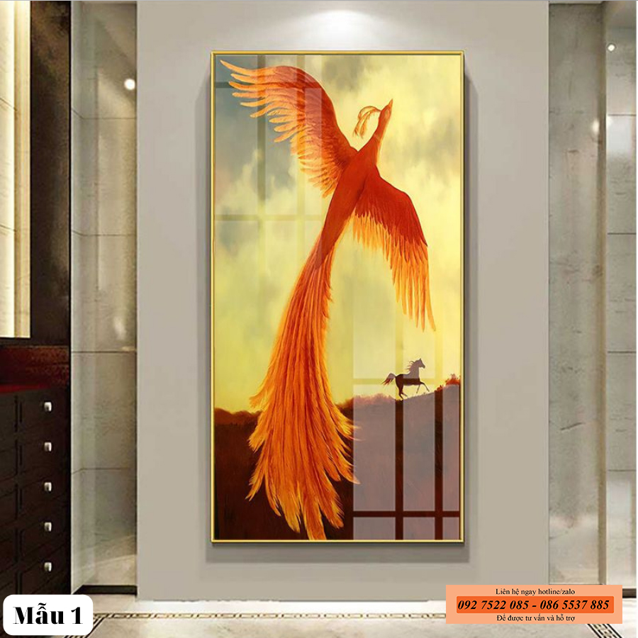 Tranh phượng hoàng lửa