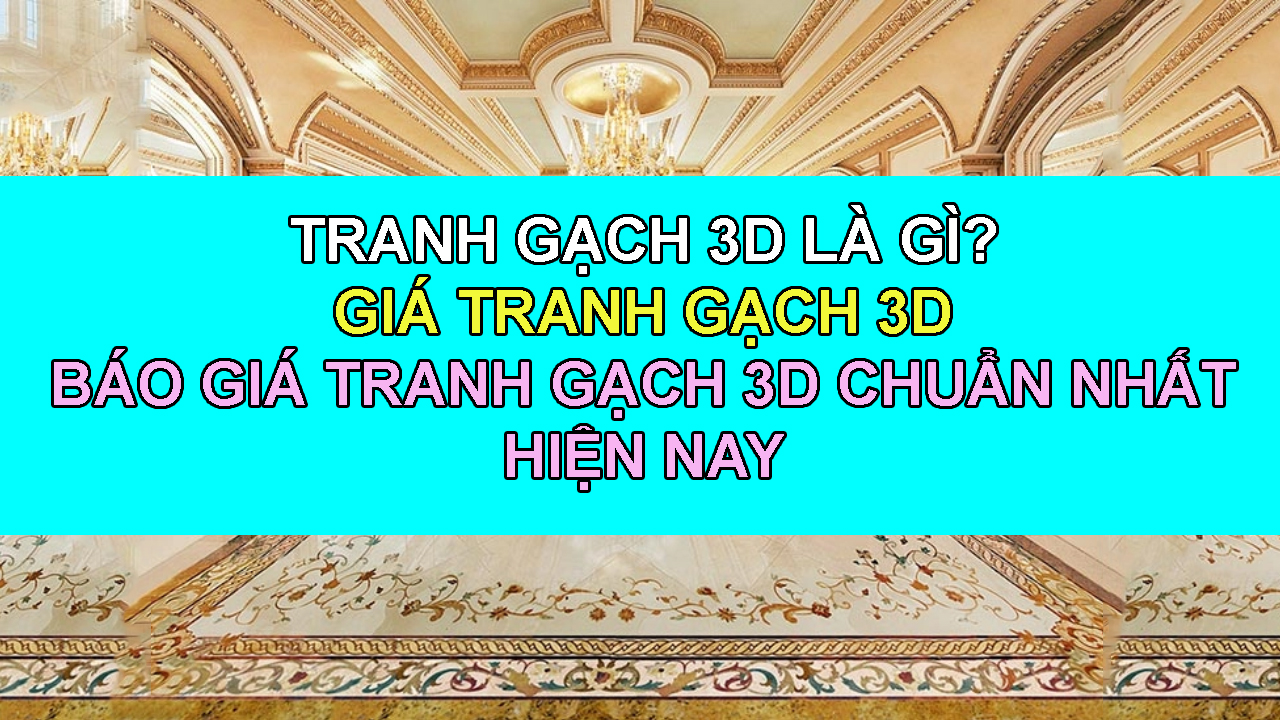 tranh gạch ốp tường 3d