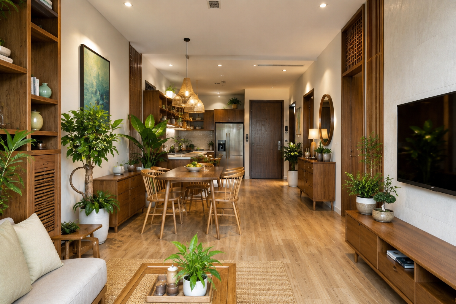 Nội thất hợp phong thủy người mệnh Mộc