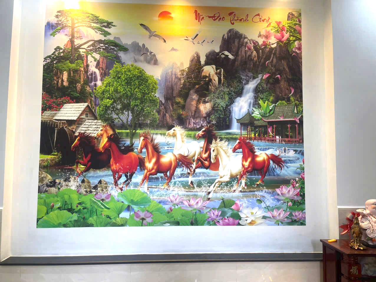 Dự án tranh đán tường mẫu mã đáo thành công - TRANH 3D MINH LỢI