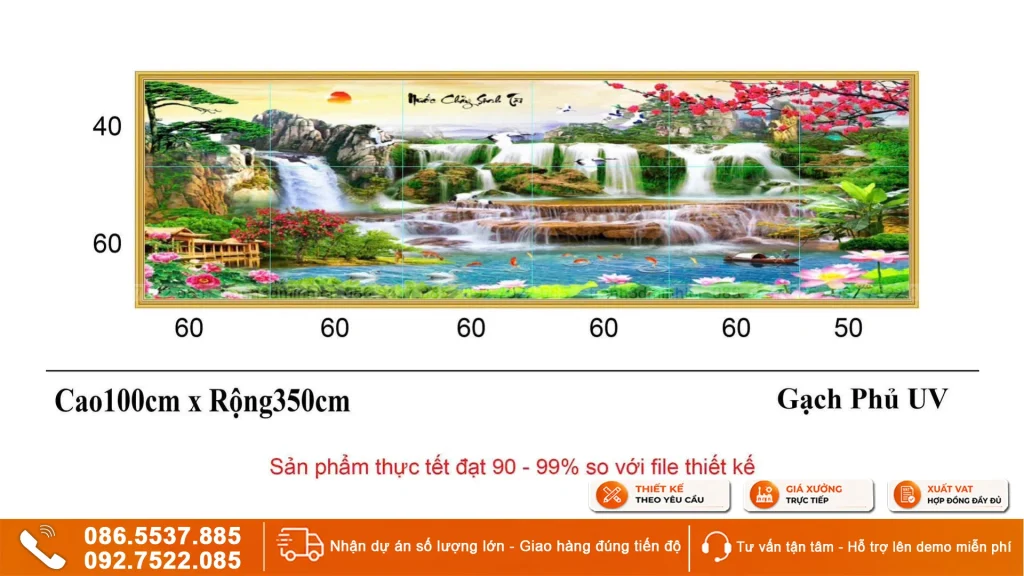 Gạch 3D ốp tường ngoài trời