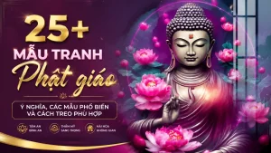 Mẫu tranh phật treo tường