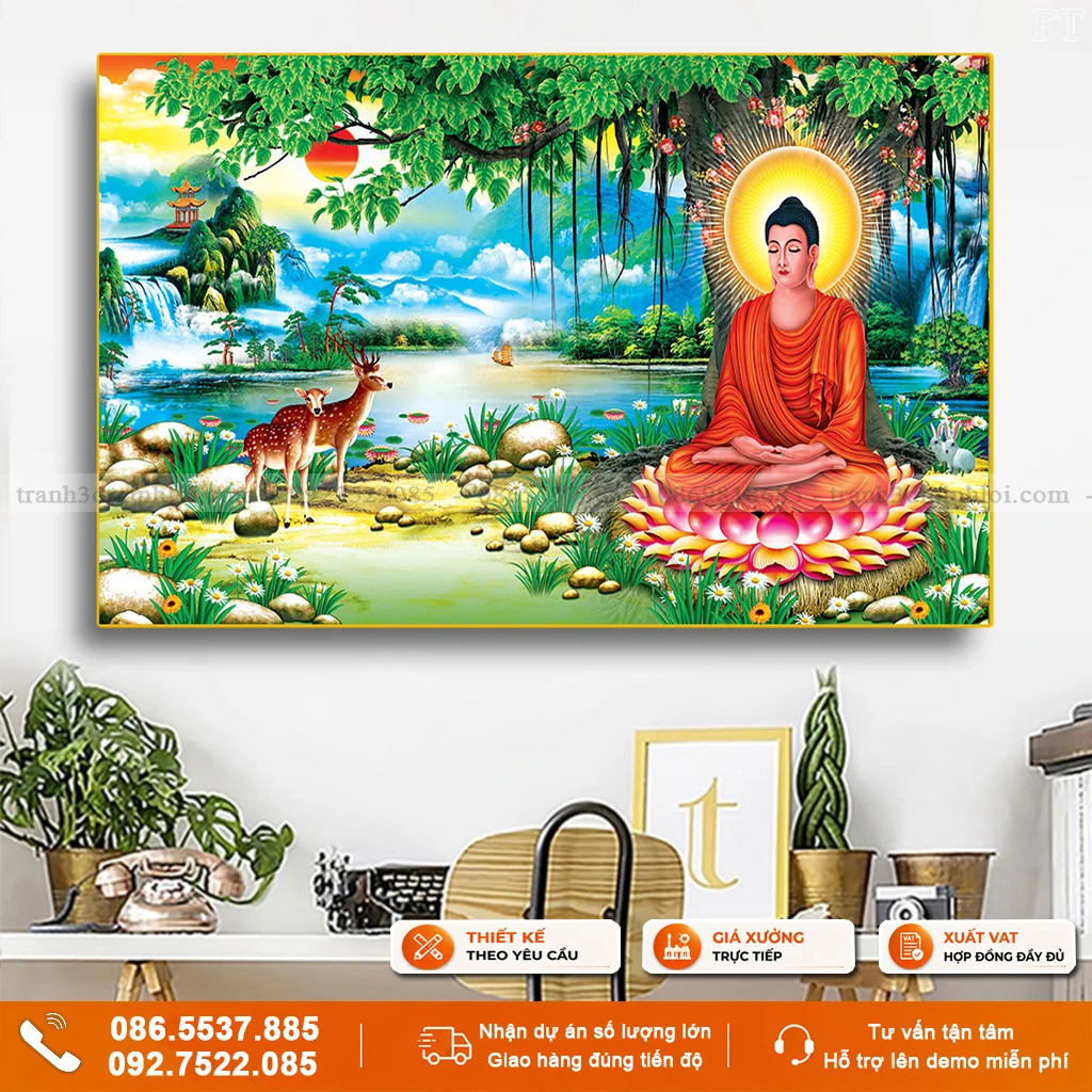 Tranh phật treo tường
