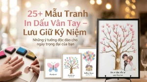 Mẫu tranh in dấu vân tay