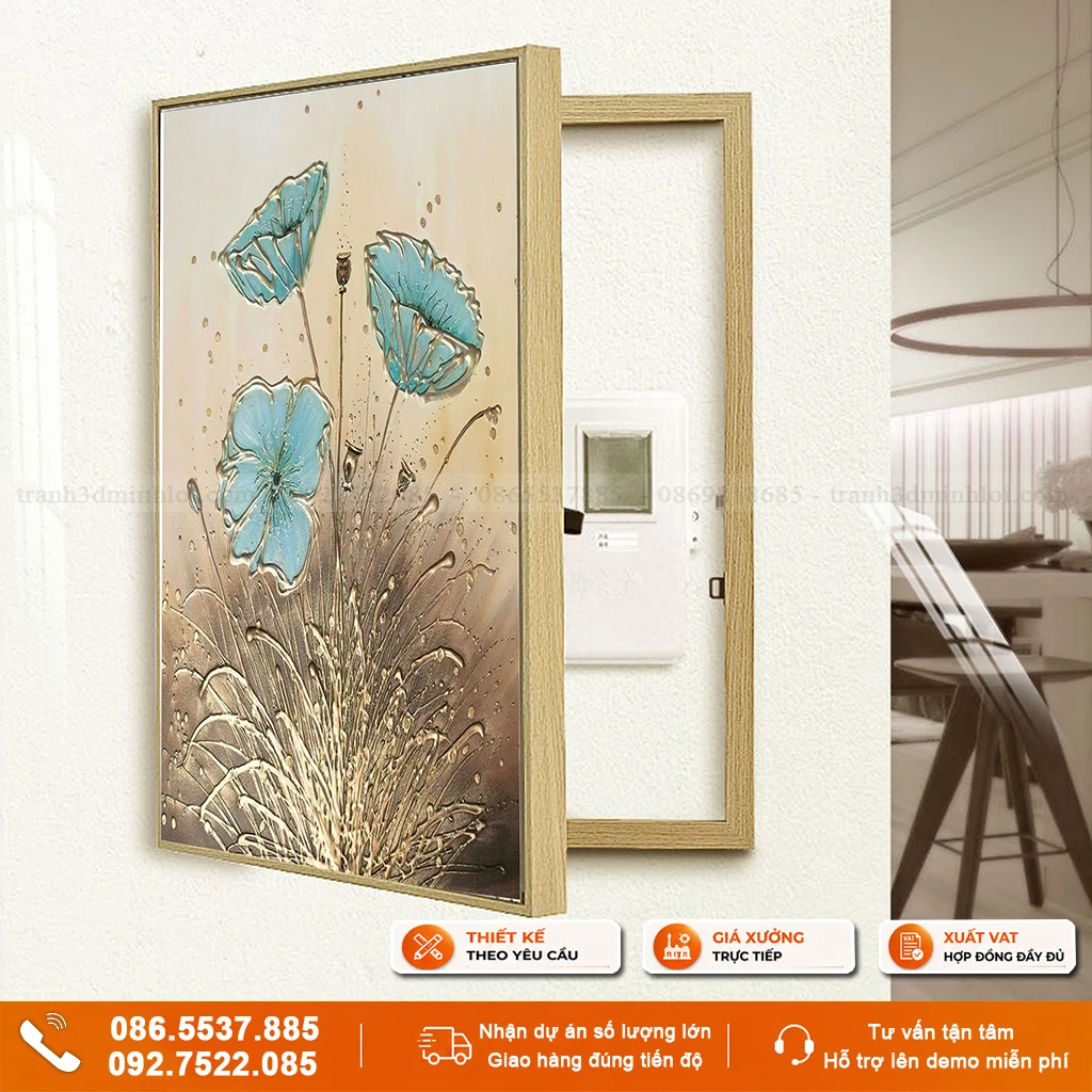 Tranh che ổ điện khổ dọc