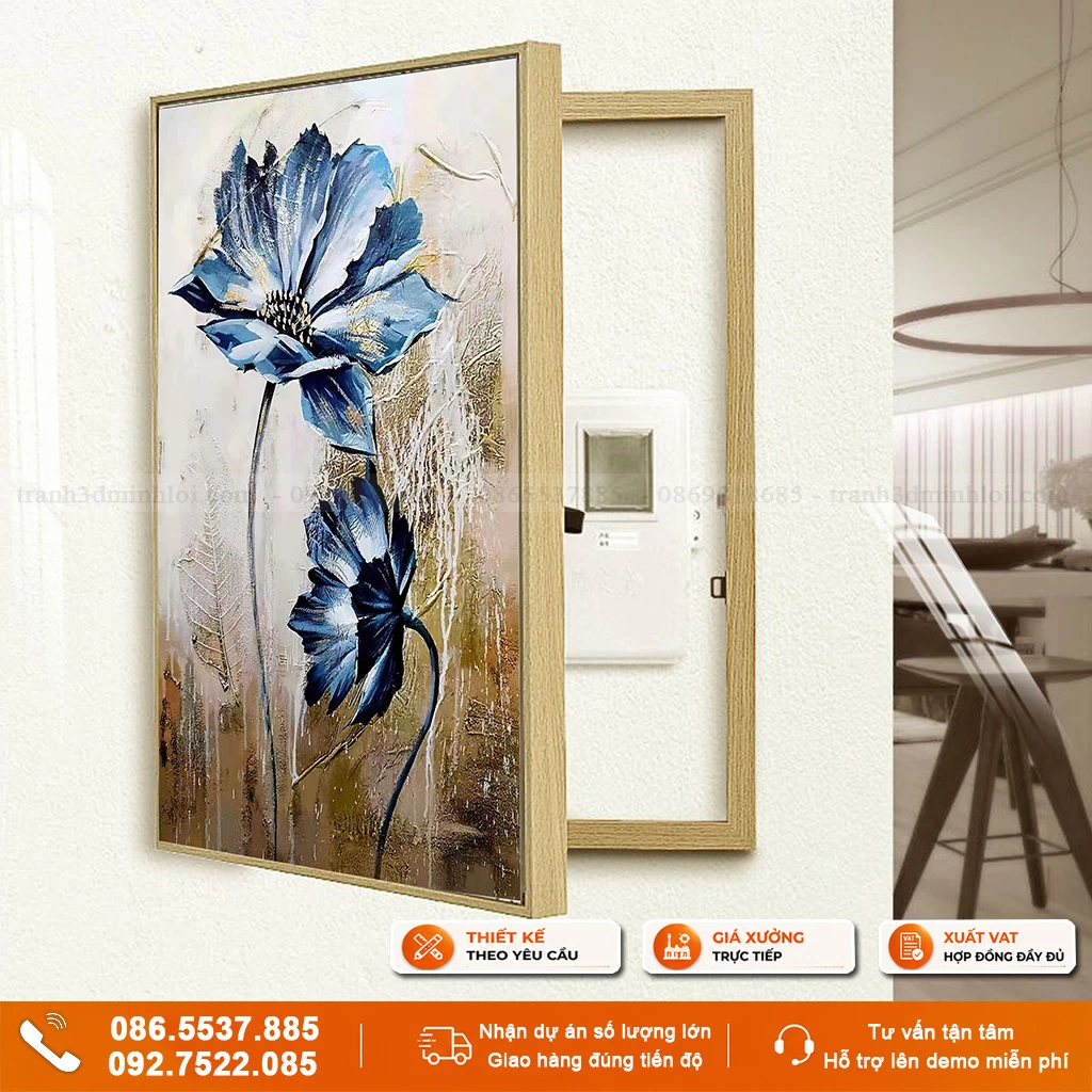 Tranh che ổ điện khổ dọc