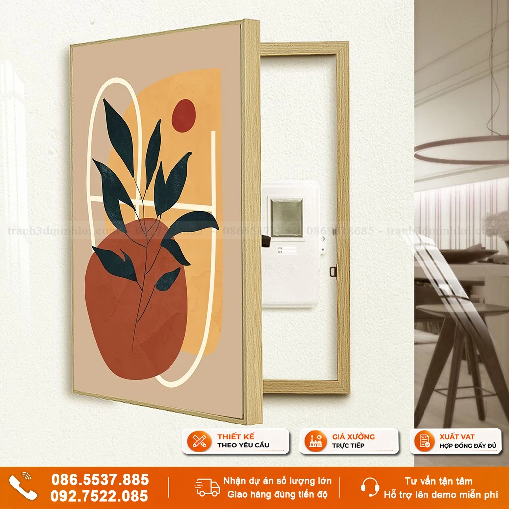Tranh che ổ điện khổ dọc