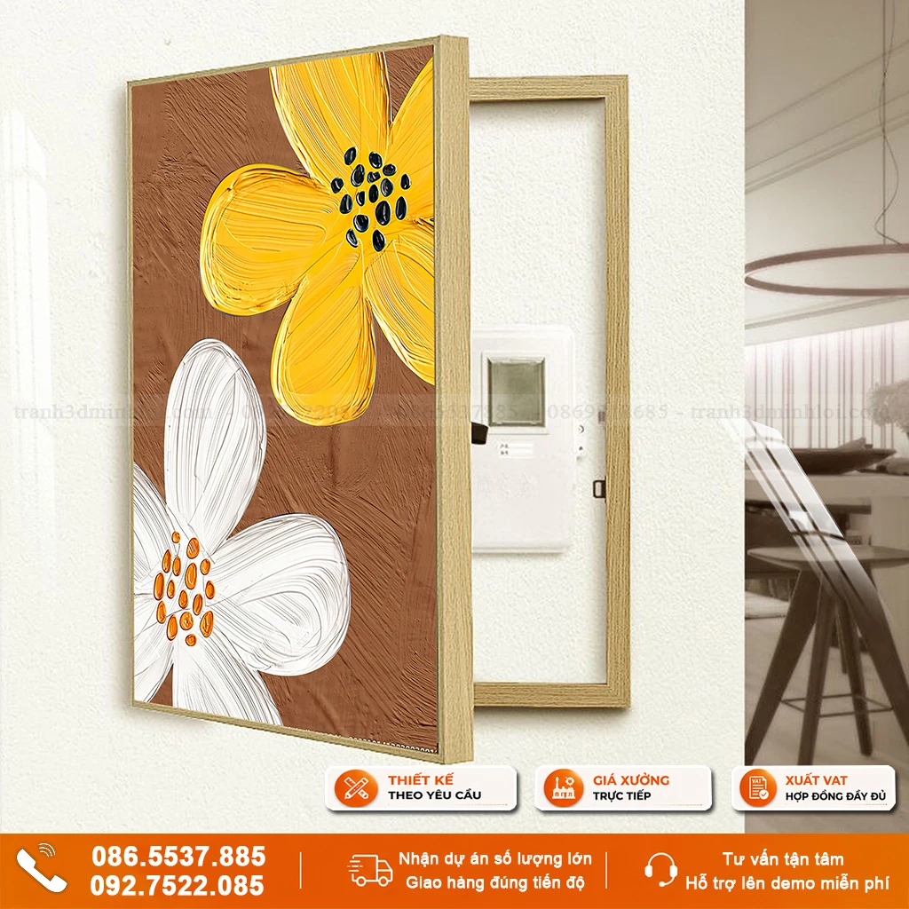 Tranh che ổ điện khổ dọc