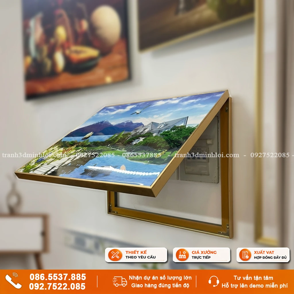 Tranh che ổ điện khổ ngang