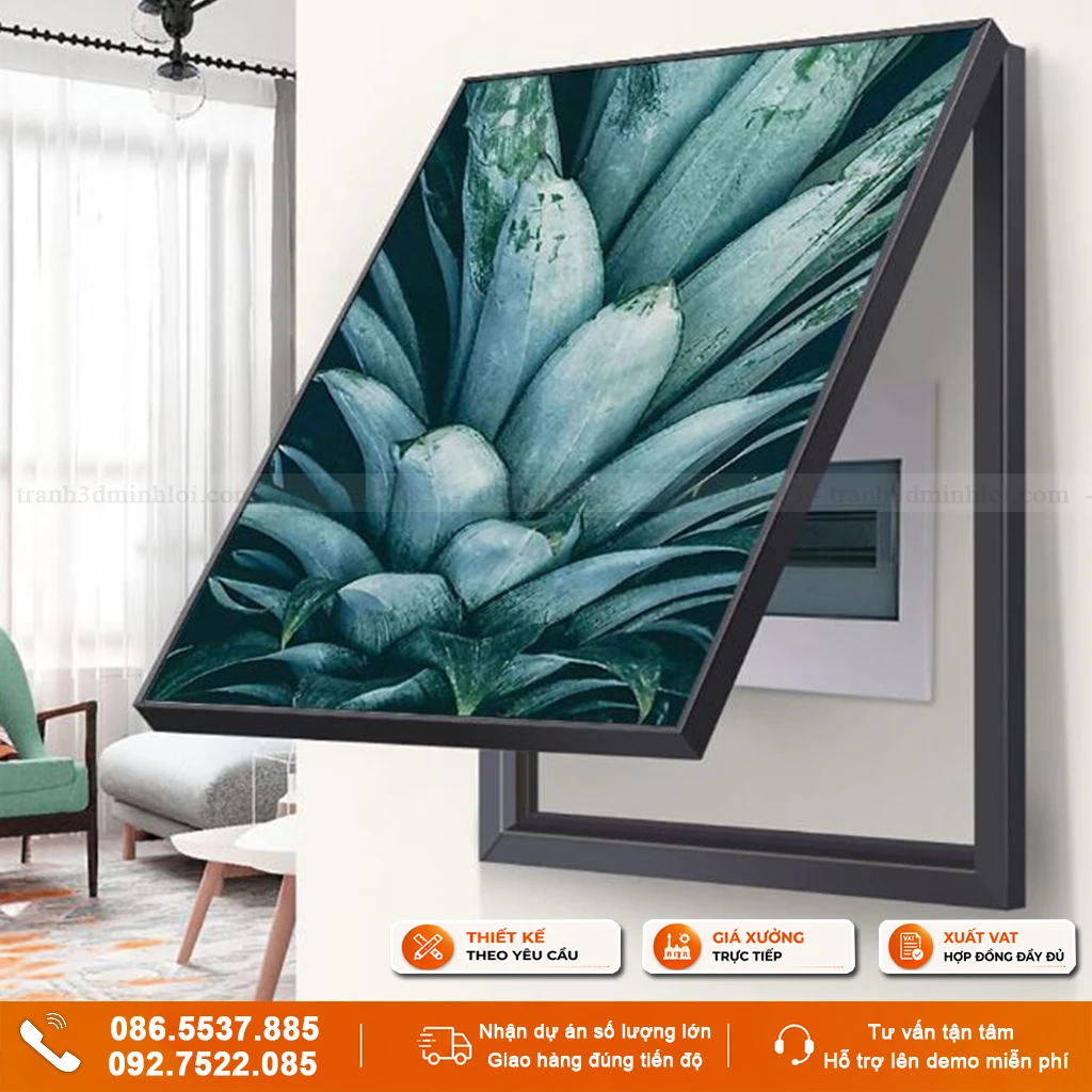 Tranh che ổ điện khổ dọc