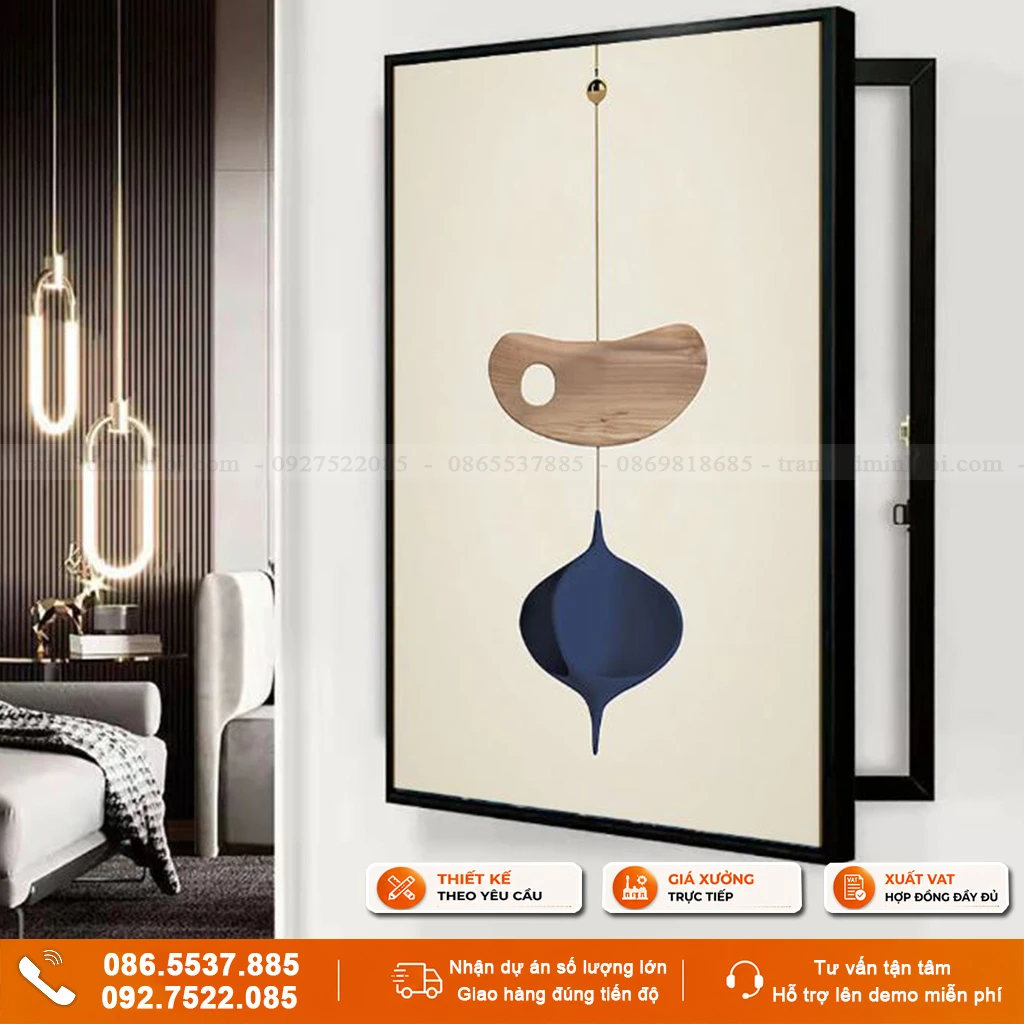 Tranh che ổ điện khổ dọc