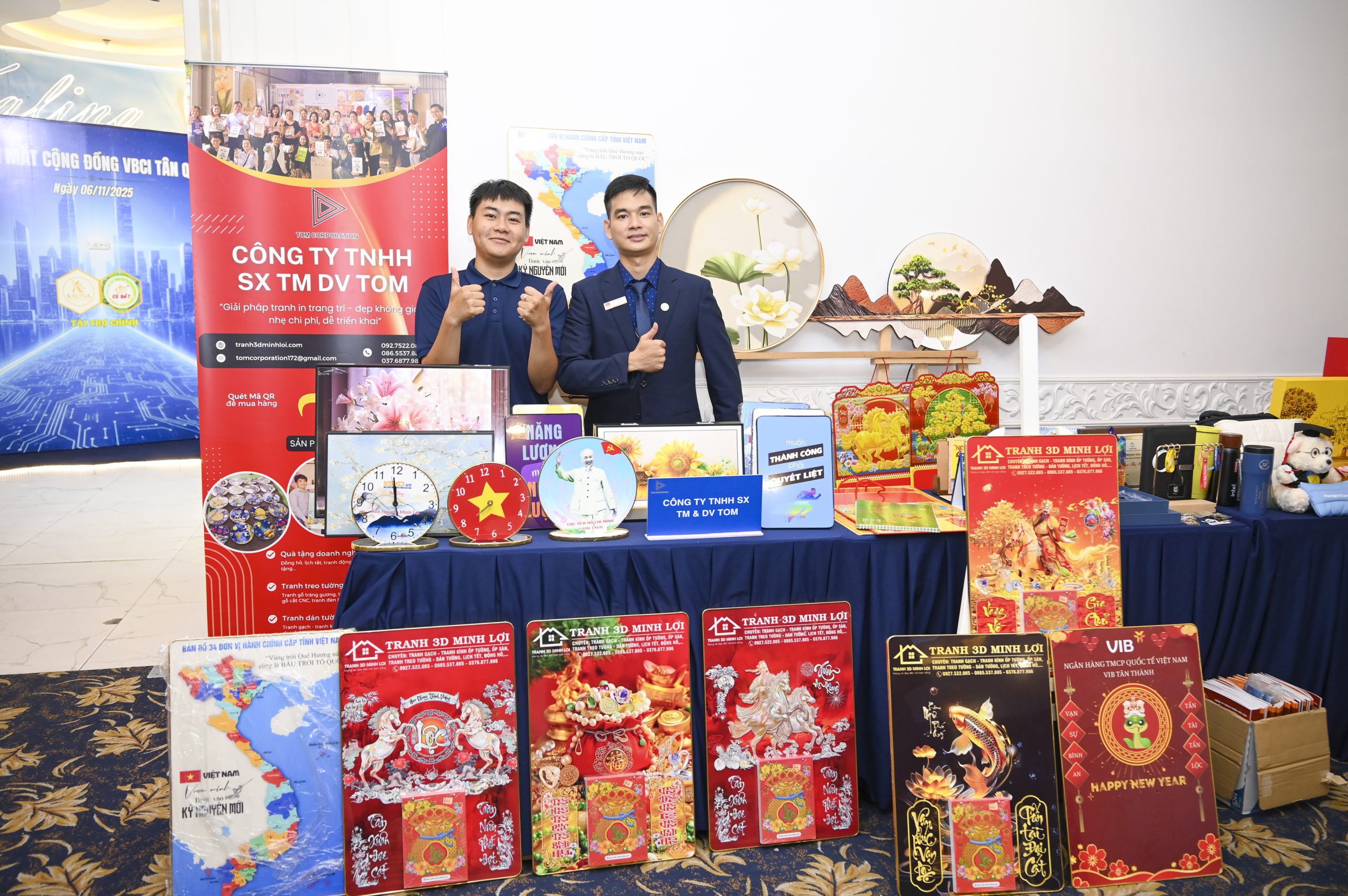 Sự kiện trưng bày tranh trang trí tại nhà hàng Kalina