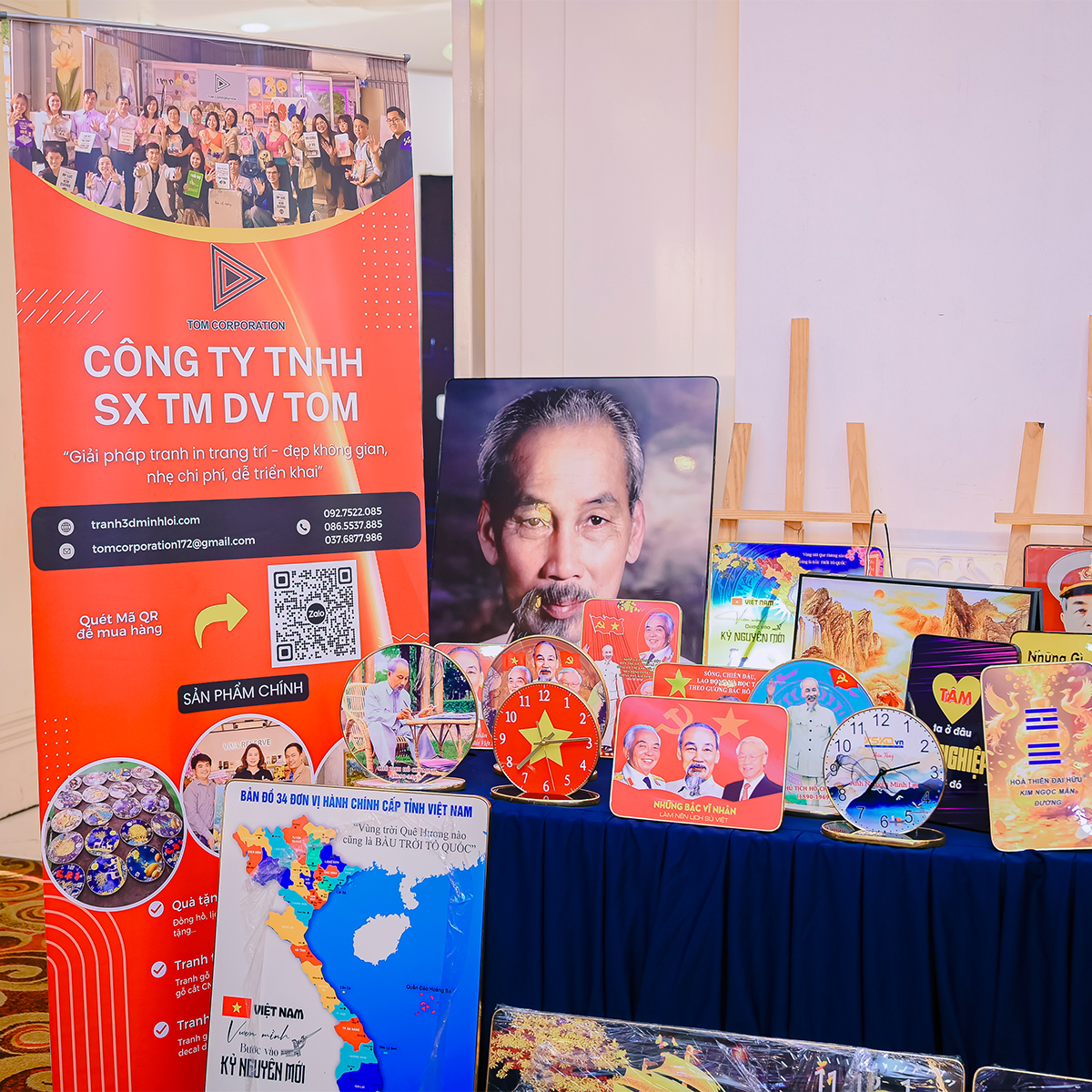 Sự kiện trưng bày gian hàng concert yêu nước