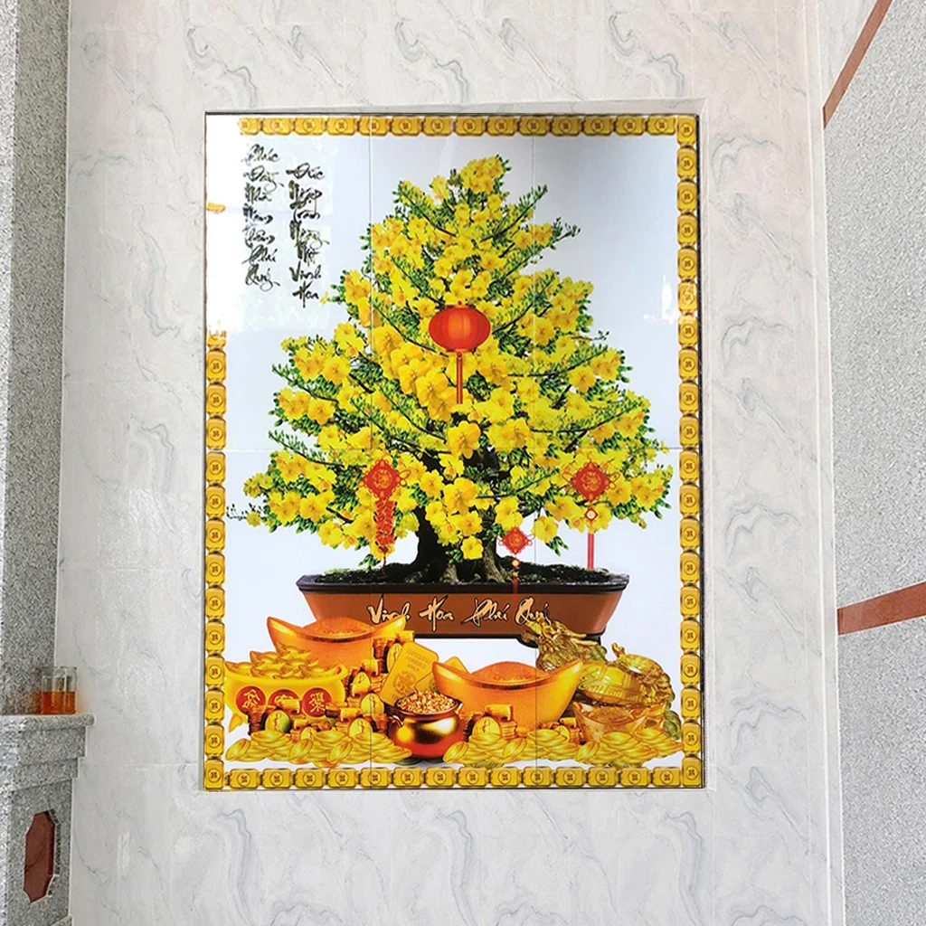 Tranh cây mai vàng giá xưởng