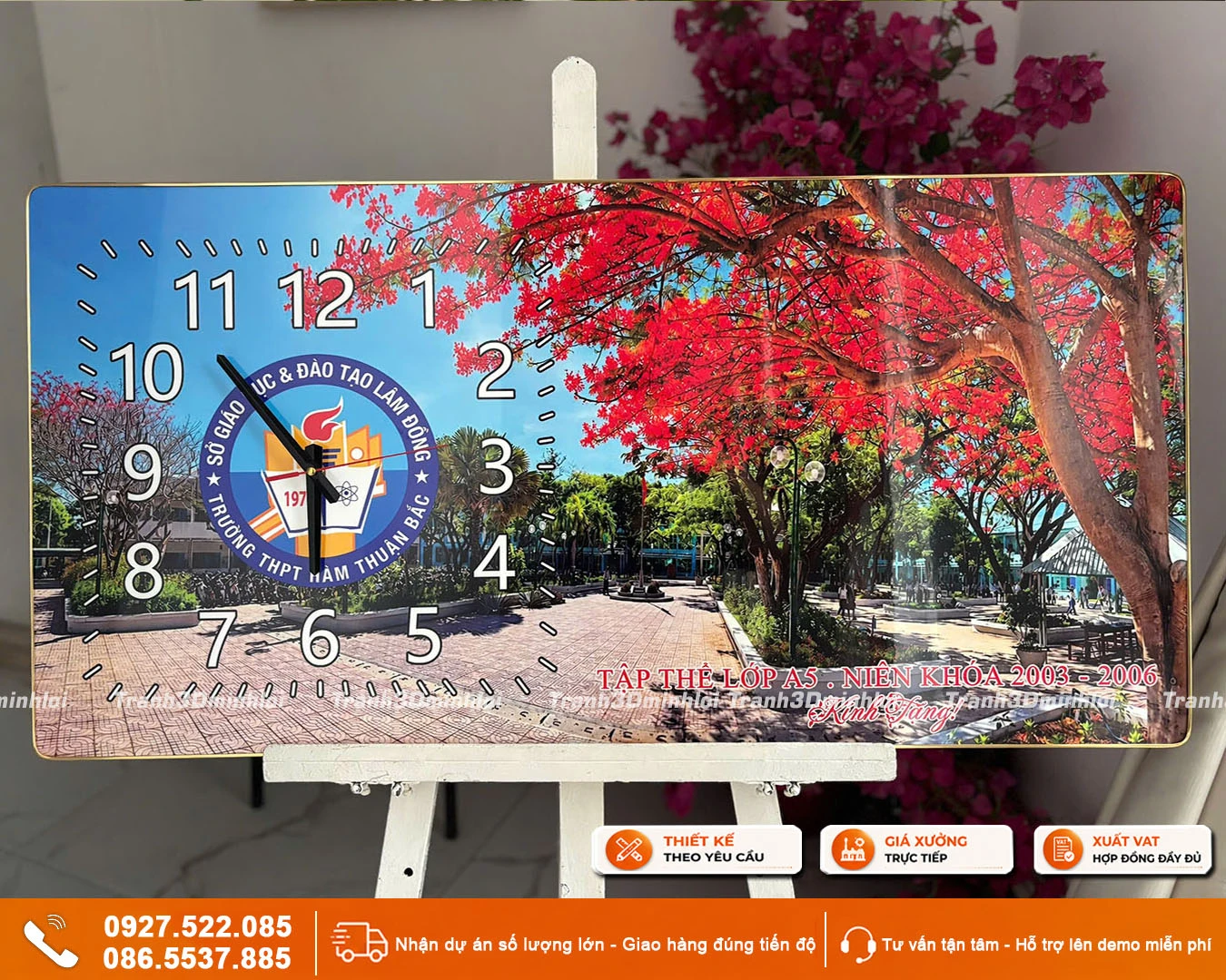 Quà tặng doanh nghiệp - đồng hồ treo tường