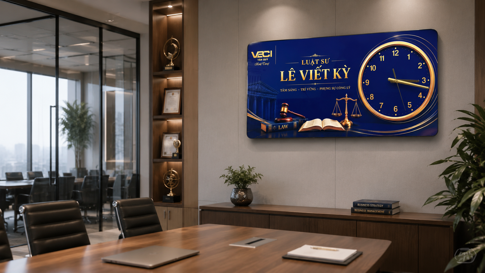 Đồng hồ quà tặng doanh nghiệp in logo thương hiệu