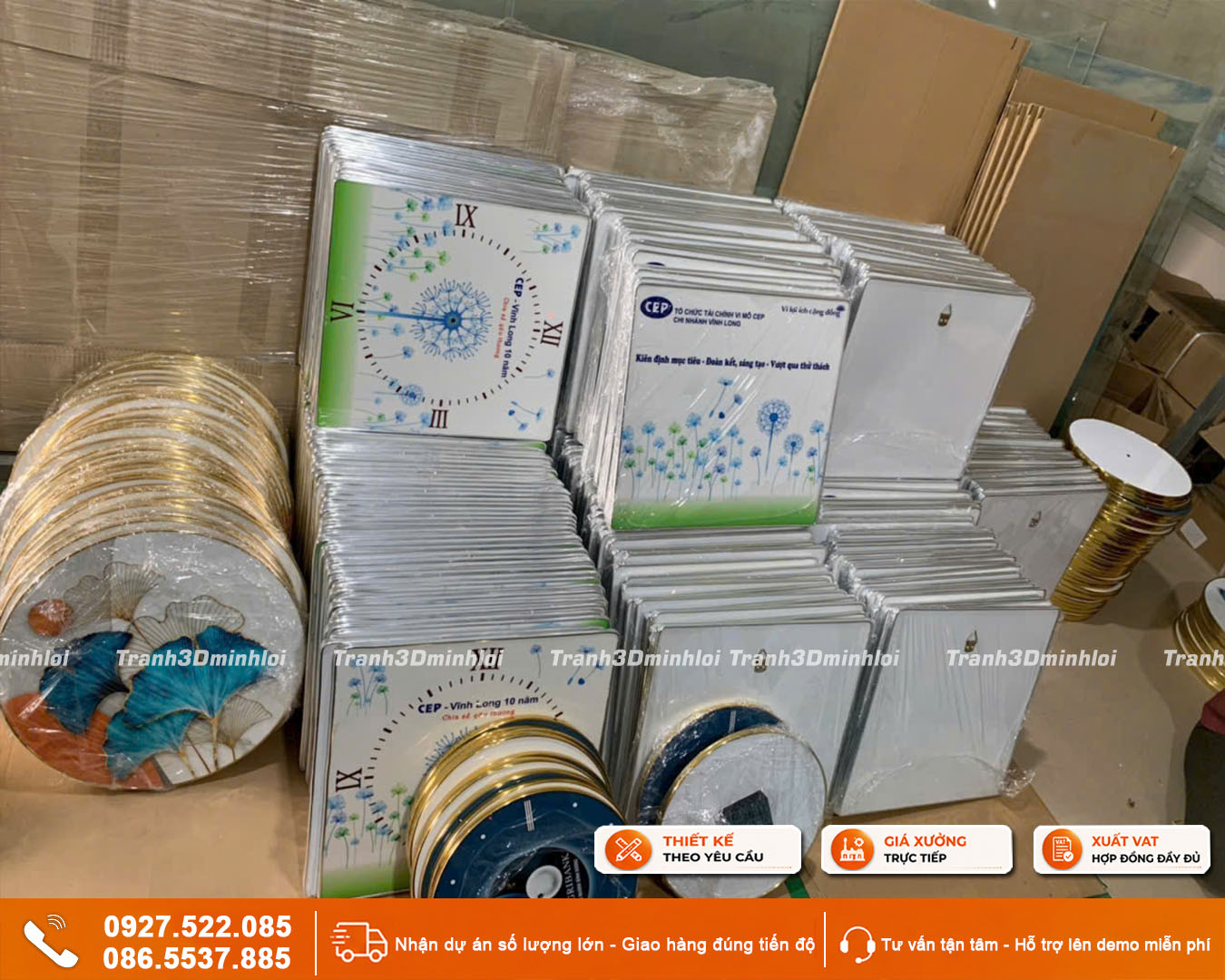 Đồng hồ quà tặng doanh nghiệp số lượng 