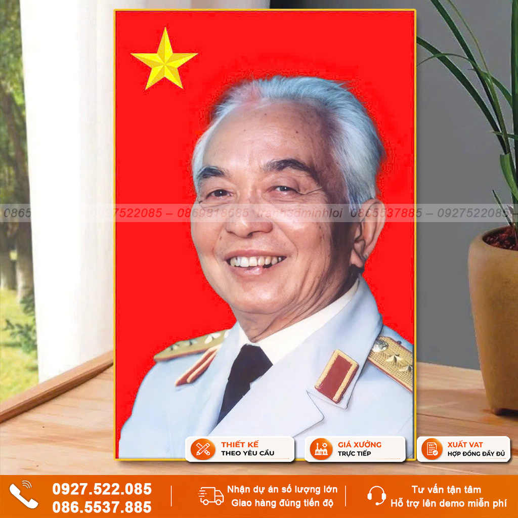 Tranh Đại Tướng Võ Nguyên Giáp - tranh treo tường