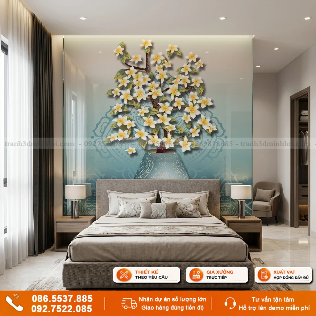 Tranh gạch 3d ốp tường
