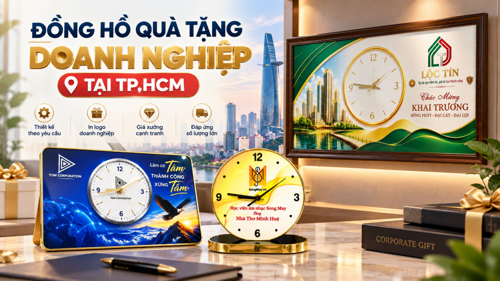 xưởng sản xuất quà tặng doanh nghiệp bao gồm tranh - đồng hồ phù hợp làm quqf tặng cho khách hàng đối tác doanh nghiệp