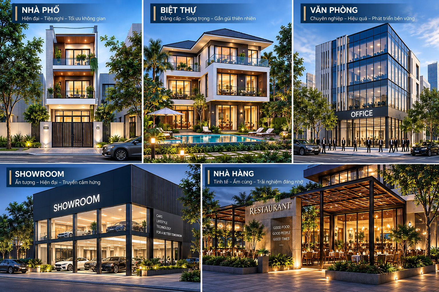 Các công trình phù hợp với dòng sàn kính thang máy